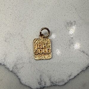 Vintage 14K Gold Pendant Charm